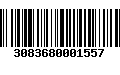 Código de Barras 3083680001557