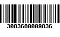 Código de Barras 3083680009836