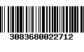 Código de Barras 3083680022712