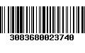 Código de Barras 3083680023740