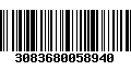 Código de Barras 3083680058940