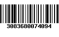 Código de Barras 3083680074094