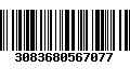 Código de Barras 3083680567077