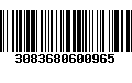 Código de Barras 3083680600965