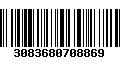 Código de Barras 3083680708869