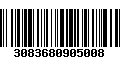 Código de Barras 3083680905008