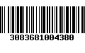 Código de Barras 3083681004380