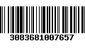 Código de Barras 3083681007657