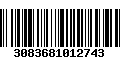 Código de Barras 3083681012743