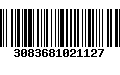 Código de Barras 3083681021127