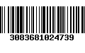 Código de Barras 3083681024739