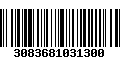 Código de Barras 3083681031300