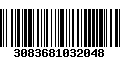 Código de Barras 3083681032048