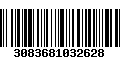 Código de Barras 3083681032628