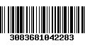 Código de Barras 3083681042283