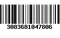 Código de Barras 3083681047806