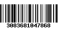 Código de Barras 3083681047868