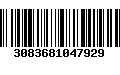 Código de Barras 3083681047929