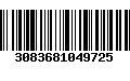 Código de Barras 3083681049725