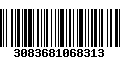 Código de Barras 3083681068313