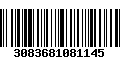 Código de Barras 3083681081145