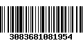 Código de Barras 3083681081954