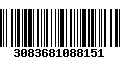 Código de Barras 3083681088151