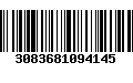 Código de Barras 3083681094145