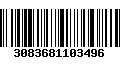 Código de Barras 3083681103496