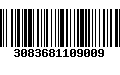 Código de Barras 3083681109009