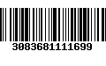 Código de Barras 3083681111699