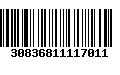 Código de Barras 30836811117011