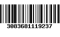 Código de Barras 3083681119237