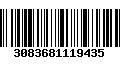 Código de Barras 3083681119435