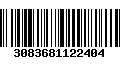 Código de Barras 3083681122404