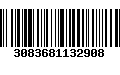 Código de Barras 3083681132908