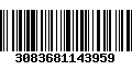 Código de Barras 3083681143959