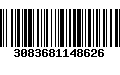 Código de Barras 3083681148626