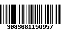 Código de Barras 3083681150957