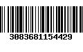 Código de Barras 3083681154429