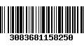 Código de Barras 3083681158250