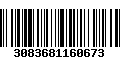 Código de Barras 3083681160673