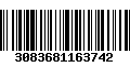 Código de Barras 3083681163742