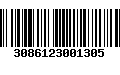 Código de Barras 3086123001305