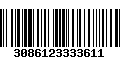 Código de Barras 3086123333611