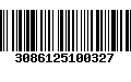 Código de Barras 3086125100327