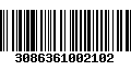 Código de Barras 3086361002102