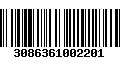 Código de Barras 3086361002201