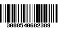 Código de Barras 3088540682389