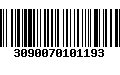 Código de Barras 3090070101193